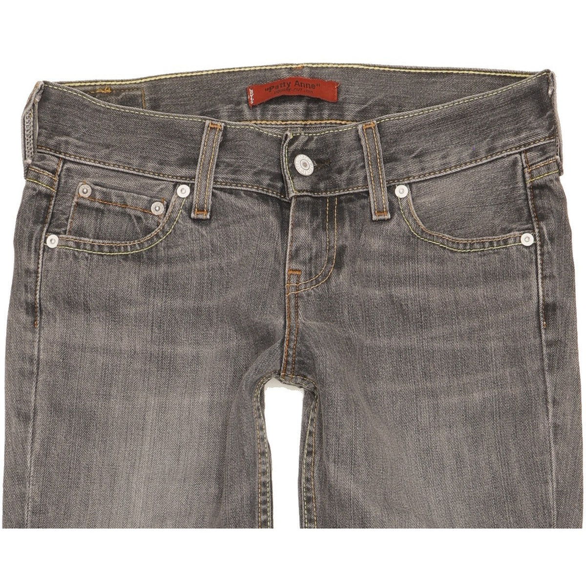 Levi's 558 Women Grey Straight Slim Jeans W27 L32