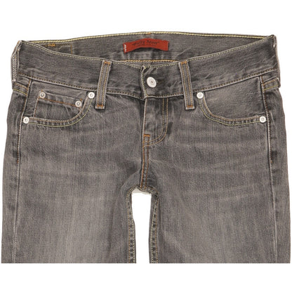 Levi's 558 Women Grey Straight Slim Jeans W27 L32