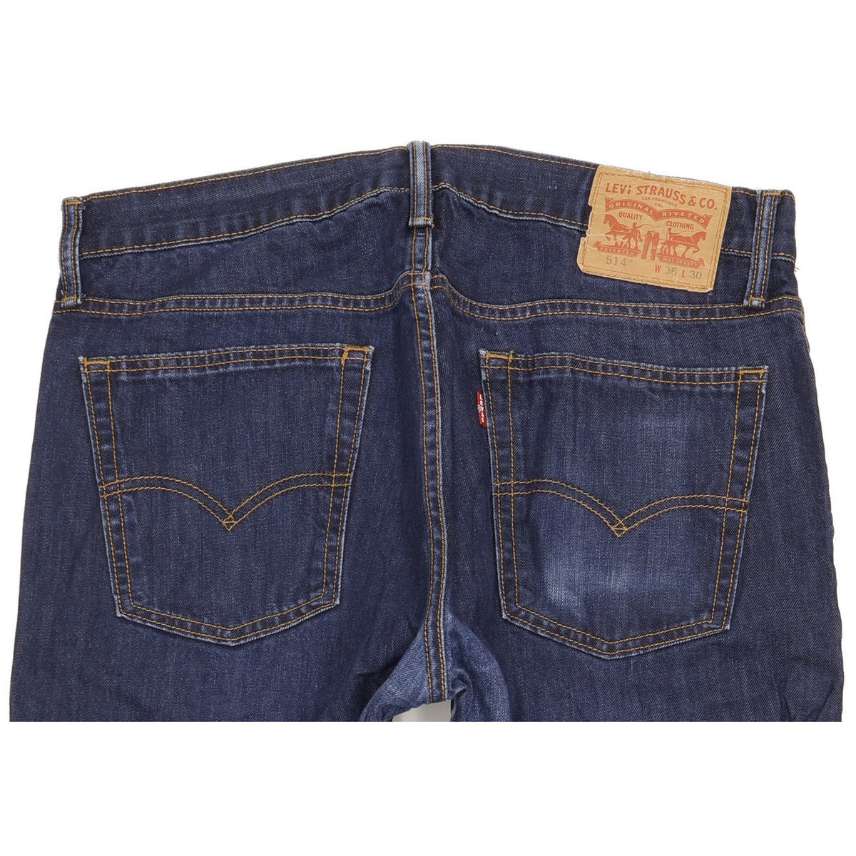 Levi's 514 Men Blue Straight Slim Jeans W36 L29