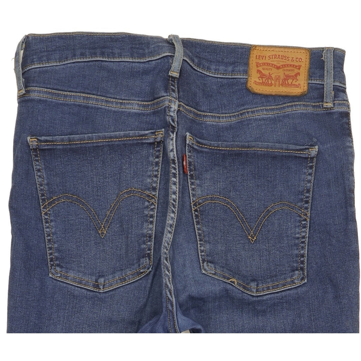 Levi's Mile Blue Skinny Slim Stretch Jeans High Waisted W29 L30