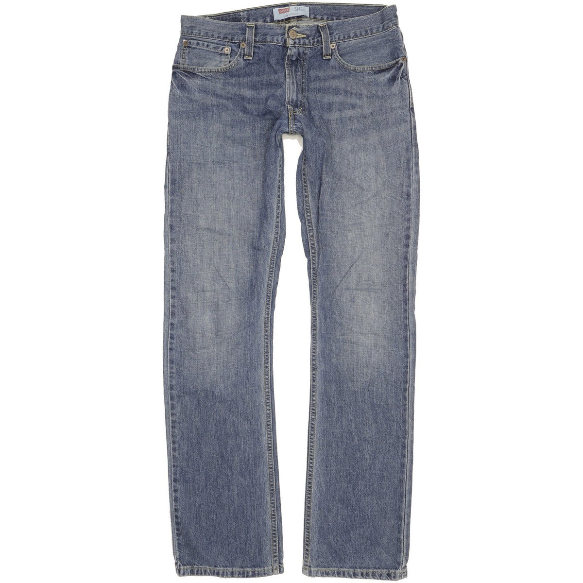 Levi's 514 Men Blue Straight Slim Jeans W32 L34