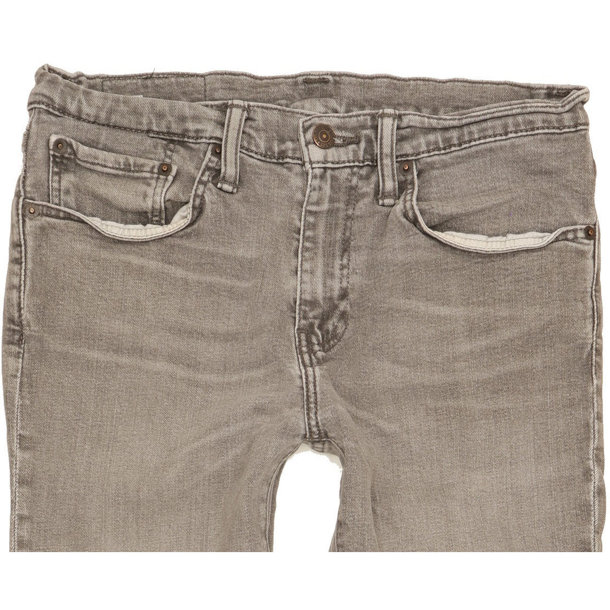 Levi's 511 Men Grey Straight Slim Stretch Jeans W31 L33