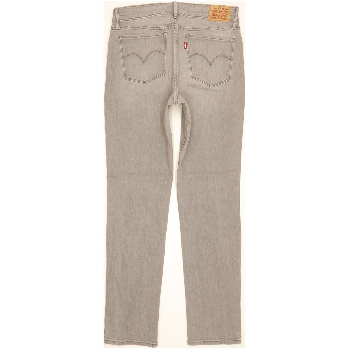 Levi's 712 Women Grey Straight Slim Stretch Jeans W30 L31