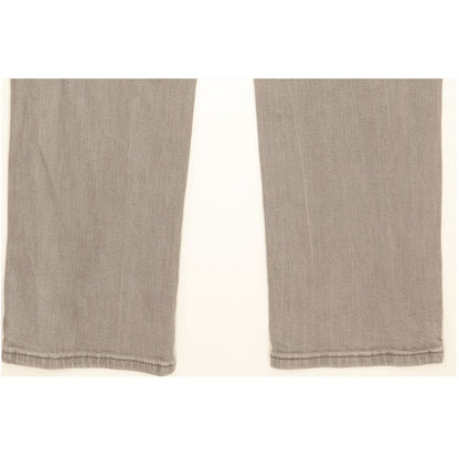 Levi's 712 Women Grey Straight Slim Stretch Jeans W30 L31