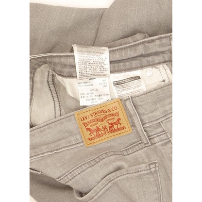 Levi's 712 Women Grey Straight Slim Stretch Jeans W30 L31