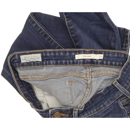Levi's 711 Women Blue Skinny Slim Stretch Jeans W27 L27