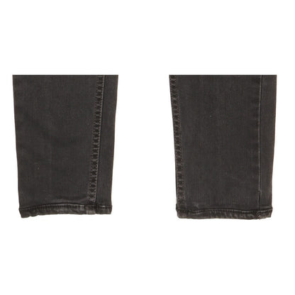 Levi's 710 Super Women Black Skinny Slim Stretch Jeans W25 L28