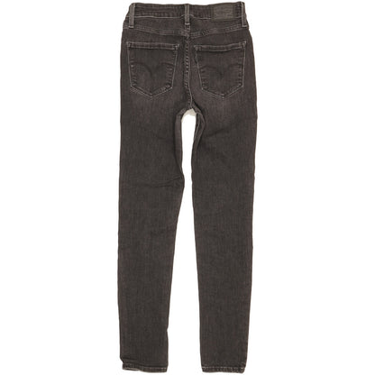 Levi's 721 Women Black Skinny Slim Stretch Jeans W26 L30