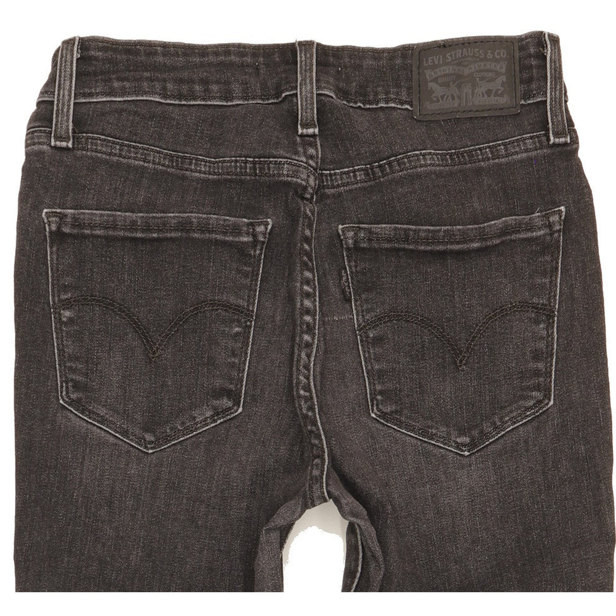 Levi's 721 Women Black Skinny Slim Stretch Jeans W26 L30