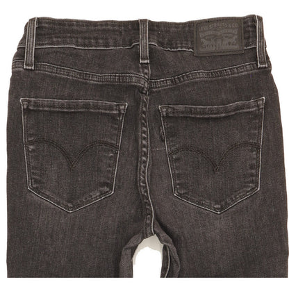 Levi's 721 Women Black Skinny Slim Stretch Jeans W26 L30