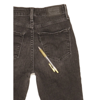 Levi's 721 Women Black Skinny Slim Stretch Jeans W26 L30