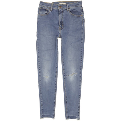 Levi's Mile Blue Skinny Slim Stretch Jeans High Waisted W29 L28