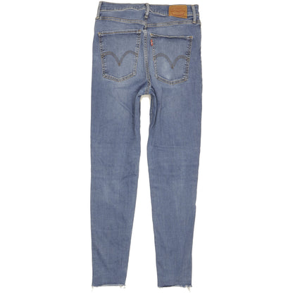 Levi's Mile Blue Skinny Slim Stretch Jeans High Waisted W29 L28
