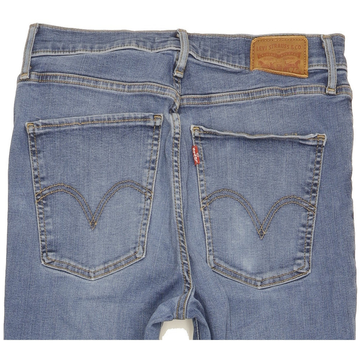 Levi's Mile Blue Skinny Slim Stretch Jeans High Waisted W29 L28