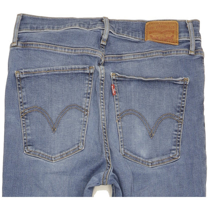 Levi's Mile Blue Skinny Slim Stretch Jeans High Waisted W29 L28