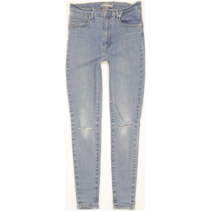 Levi's Mile Blue Skinny Slim Stretch Jeans High Waisted W30 L30