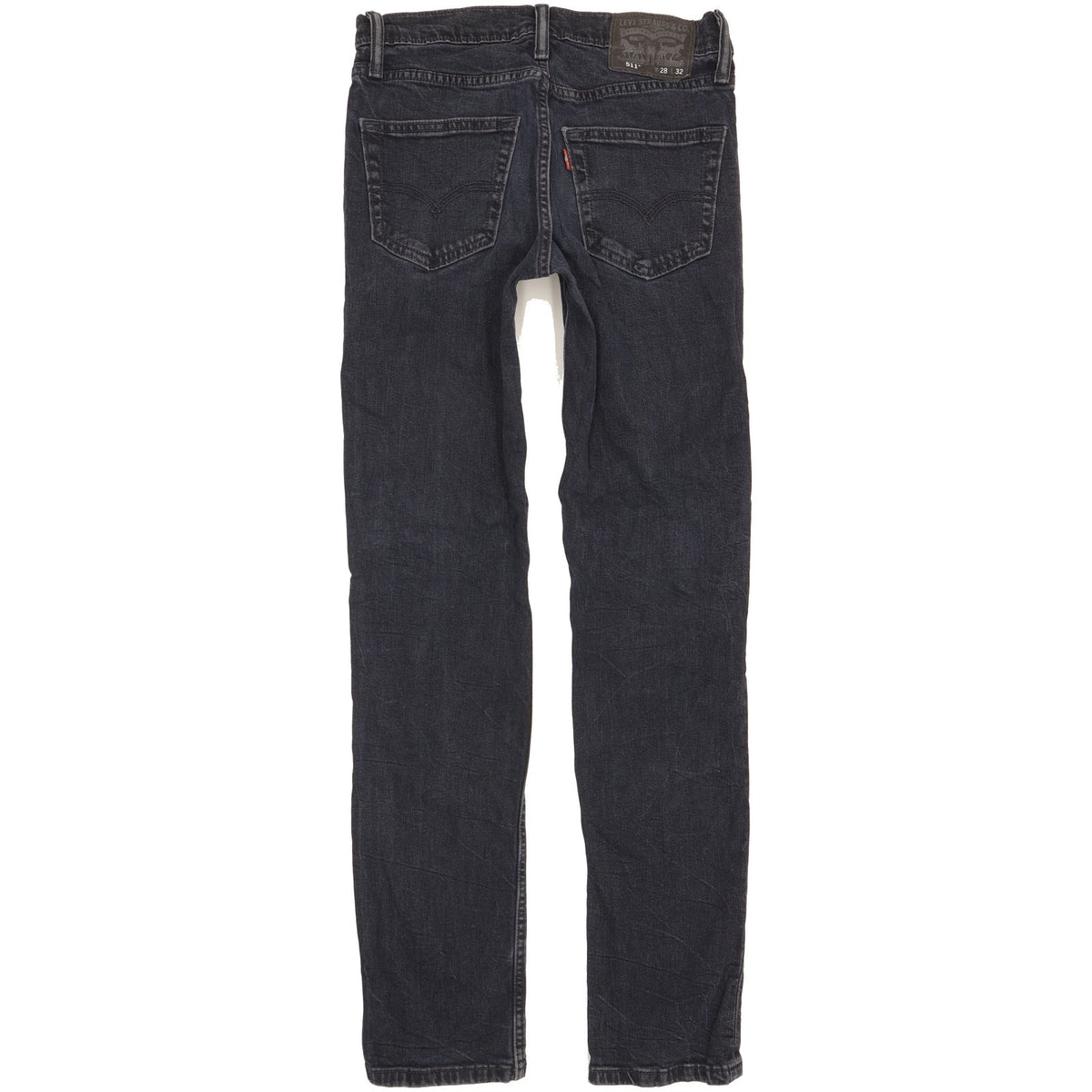 Levi's 511 Men Navy Straight Slim Stretch Jeans W28 L31