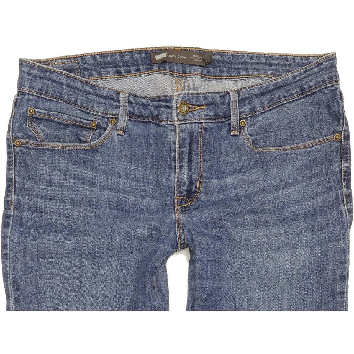 Levi's Demi Curve Women Blue Skinny Slim Stretch Jeans W31 L28