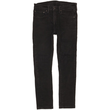 Levi's 519 Men Black Skinny Slim Stretch Jeans W31 L27