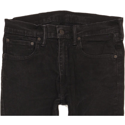 Levi's 519 Men Black Skinny Slim Stretch Jeans W31 L27