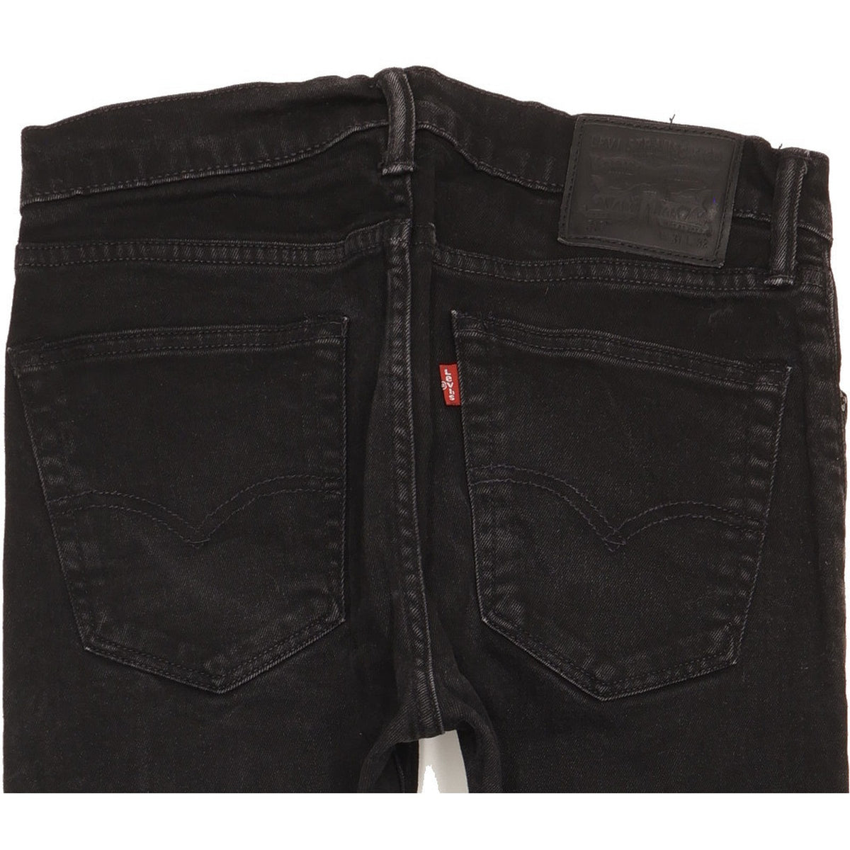 Levi's 519 Men Black Skinny Slim Stretch Jeans W31 L27
