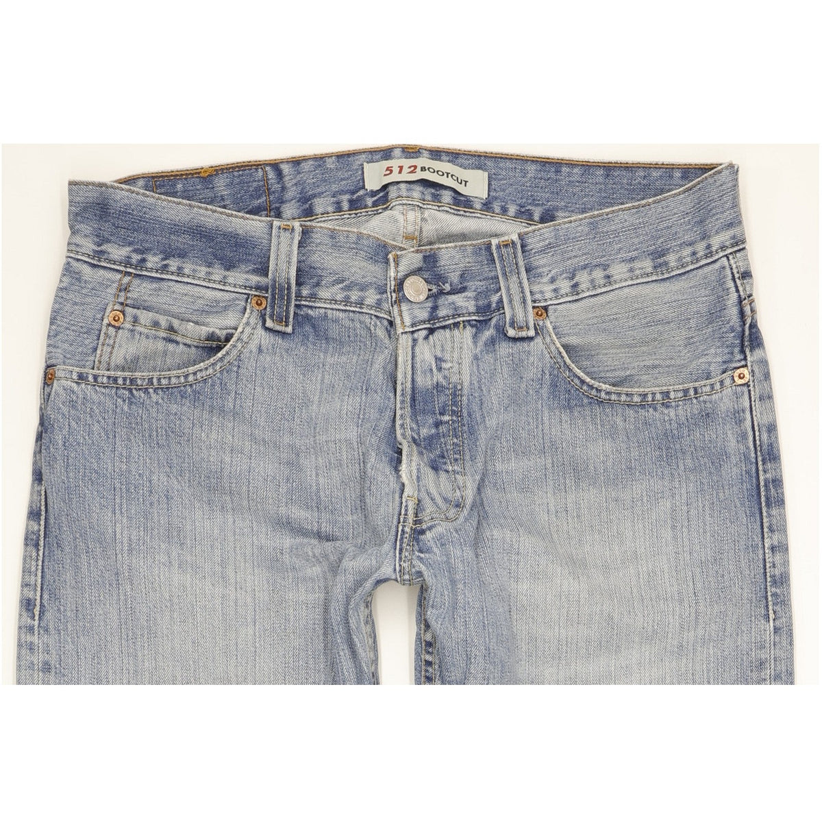 Levi's 512 Men Blue Bootcut Slim Jeans W32 L32