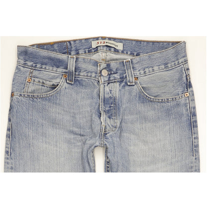 Levi's 512 Men Blue Bootcut Slim Jeans W32 L32