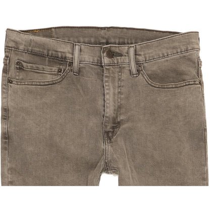 Levi's 510 Men Grey Skinny Slim Stretch Jeans W34 L29