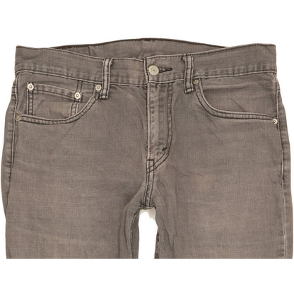 Levi's 511 Men Grey Straight Slim Jeans W32 L31