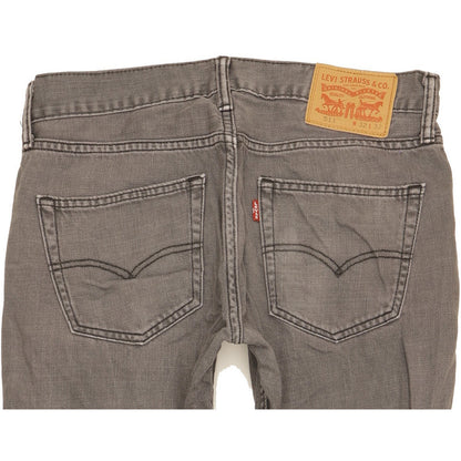 Levi's 511 Men Grey Straight Slim Jeans W32 L31
