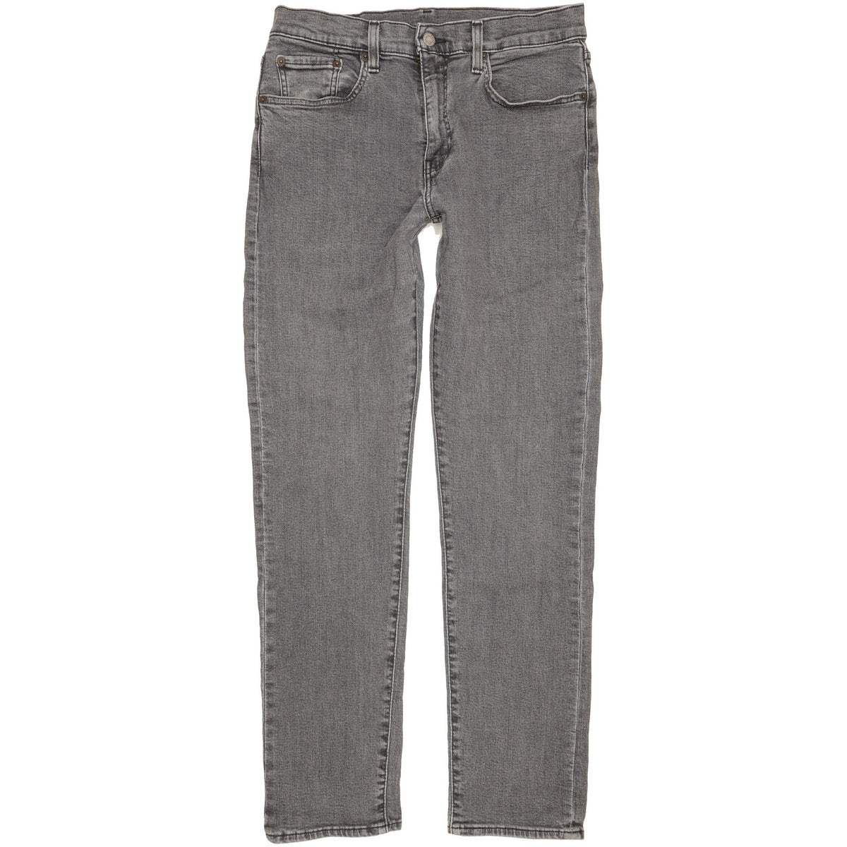 Levi's 502 Men Grey Tapered Regular Stretch Jeans W32 L32