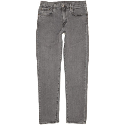 Levi's 502 Men Grey Tapered Regular Stretch Jeans W32 L32