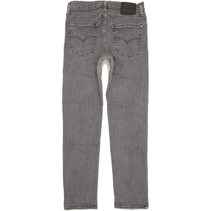 Levi's 502 Men Grey Tapered Regular Stretch Jeans W32 L32