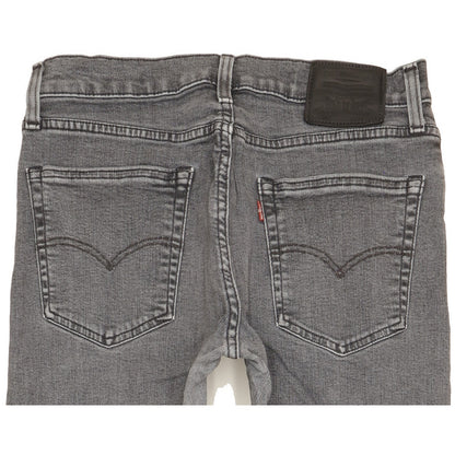 Levi's 502 Men Grey Tapered Regular Stretch Jeans W32 L32