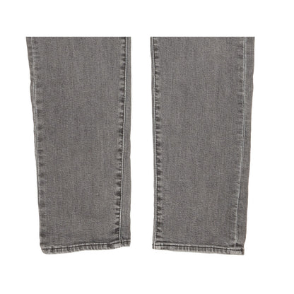 Levi's 502 Men Grey Tapered Regular Stretch Jeans W32 L32