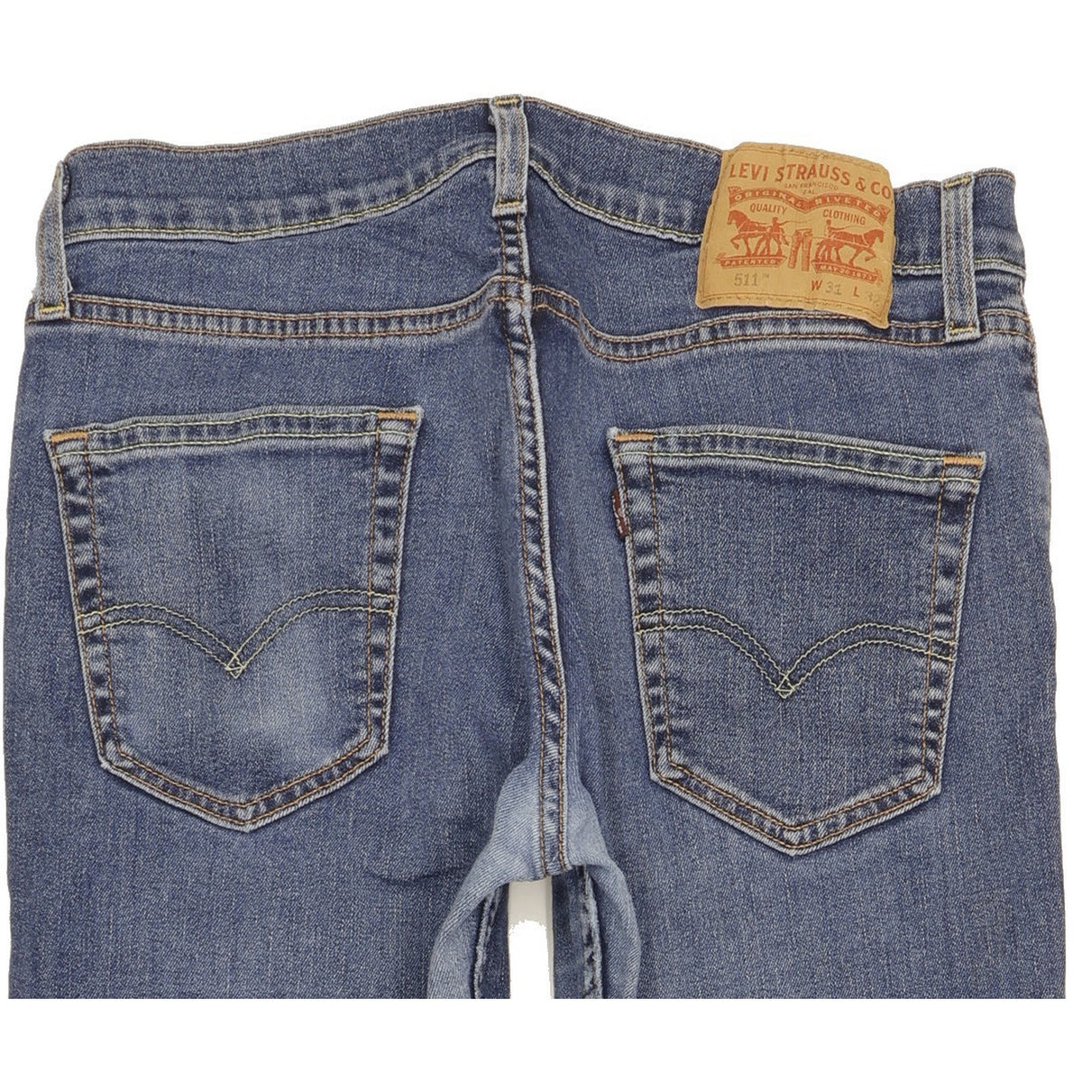 Levi's 511 Men Blue Straight Slim Stretch Jeans W31 L31