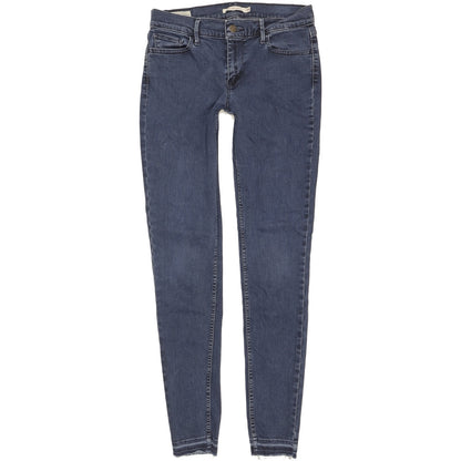 Levi's 710 Super Women Blue Skinny Slim Stretch Jeans W29 L31