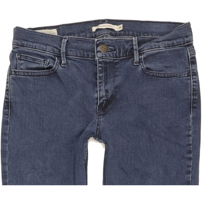 Levi's 710 Super Women Blue Skinny Slim Stretch Jeans W29 L31