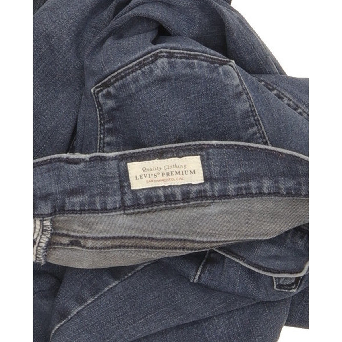 Levi's 710 Super Women Blue Skinny Slim Stretch Jeans W29 L31
