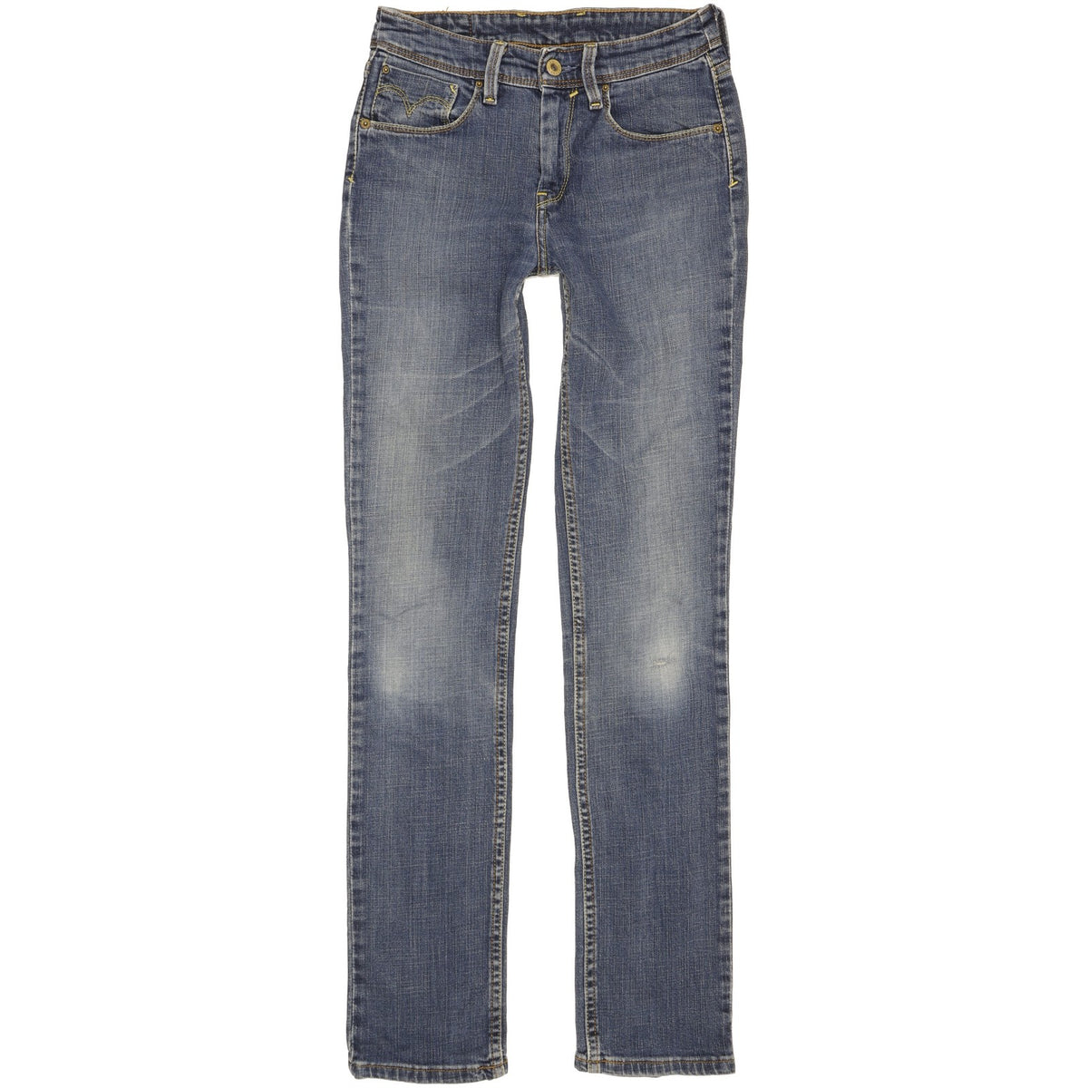 Levi's 628 Women Blue Straight Slim Stretch Jeans W27 L32