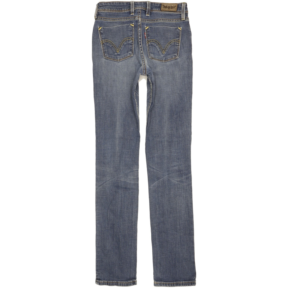 Levi's 628 Women Blue Straight Slim Stretch Jeans W27 L32