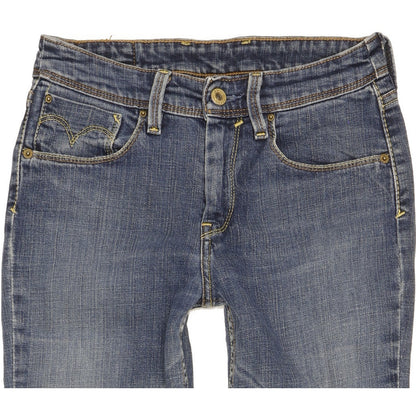 Levi's 628 Women Blue Straight Slim Stretch Jeans W27 L32