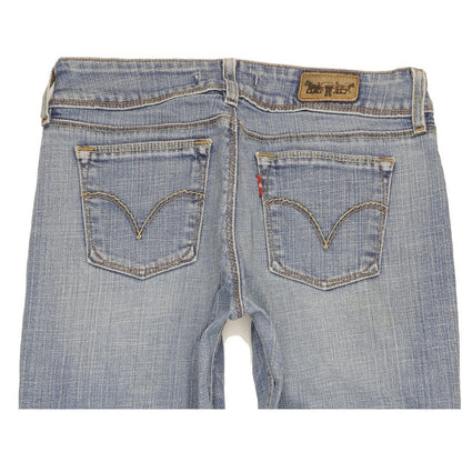 Levi's 570 Women Blue Straight Regular Stretch Jeans W30 L30