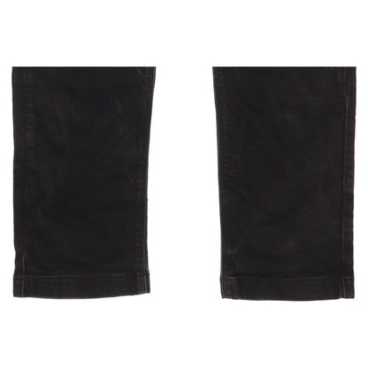 Levi's 504 Men Black Straight Regular Stretch Jeans W36 L32