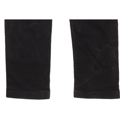 Levi's 504 Men Black Straight Regular Stretch Jeans W36 L32
