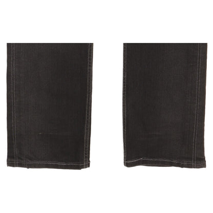 Levi's 504 Men Black Straight Regular Stretch Jeans W30 L32
