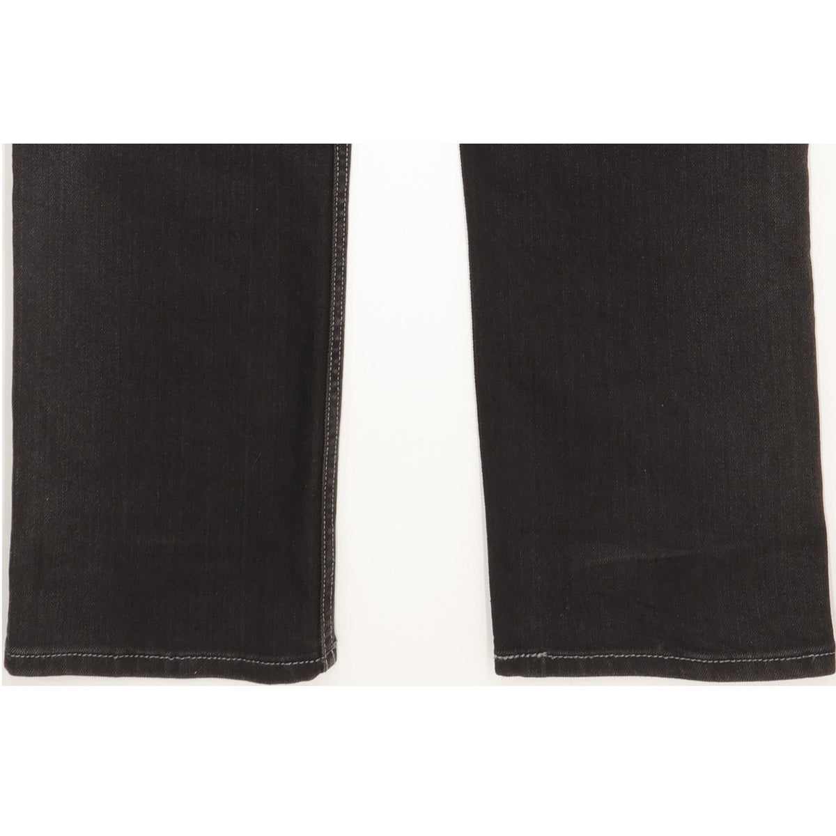 Levi's 504 Men Black Straight Regular Stretch Jeans W30 L32
