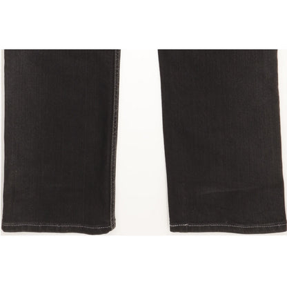 Levi's 504 Men Black Straight Regular Stretch Jeans W30 L32