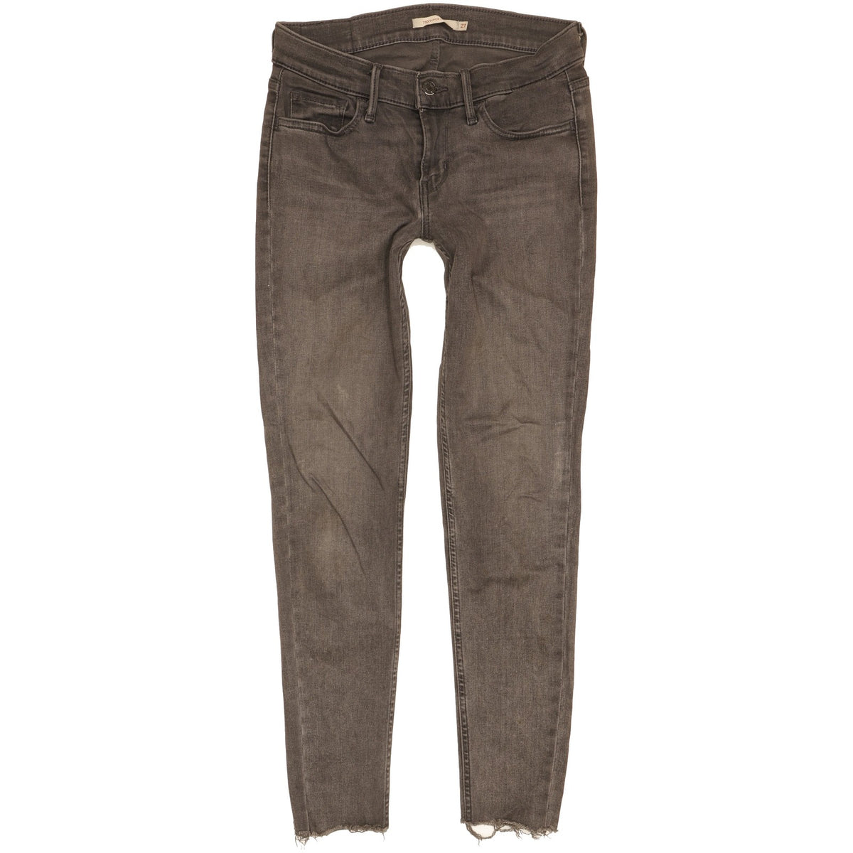 Levi's 710 Super Women Grey Skinny Slim Stretch Jeans W27 L27