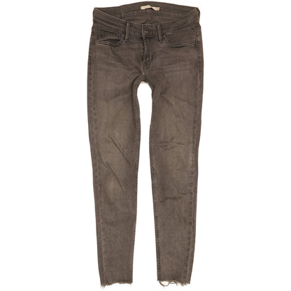 Levi's 710 Super Women Grey Skinny Slim Stretch Jeans W27 L27